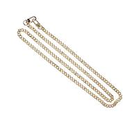 Beaupretty Chaîne Métallique Femme avec Boucles Carrées Bandoulière de Remplacement pour à Main et Épaule Couleur Or