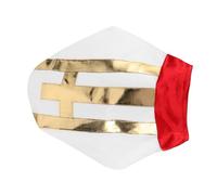 Beaupretty Chapeau de Costume Papal pour Adulte Coiffe Pontificale Légère et Confortable pour Halloween Théâtre et Cosplay Religieux