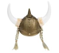 Beaupretty Chapeau En Corne Pour Hommes Costumes Chapeaux Vikings Accessoires Vikings Accessoires Pour Hommes Festival Viking Chapeau Viking Cosplay Viking Accessoires De Déguisement
