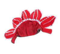 Beaupretty Chapeau en Peluche Confortable pour Animaux de Compagnie de Fleur Carnivore, Accessoire Sûr et Élégant pour Chiots et Chats Lors de Fêtes ou Noël