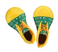 Beaupretty Chaussures Clown Unisexes Moyenne pour Femmes et Ajustable Accessoire Costume Bouffon pour Halloween et Fêtes