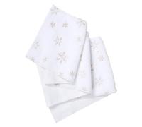 Beaupretty Chemin De Table Flocons De Neige Peluche Blanche 30x150 Cm Paillettes Décor Hivernal Salle à Manger Maison Festive