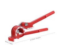 Beaupretty Cintreuse Manuelle pour Tubes Outil de Cintrage Précis pour Cuivre et Aluminium Usage Air Conditionné Réparation Frigorifique et Hydraulique Robuste et Facile à Utiliser Rouge