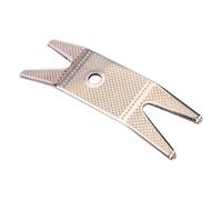 Beaupretty Clé Multifonction pour Guitare Électrique et Basse Outil de Ergonomique pour Entretien des Ponts Chevilles Finition Argentée