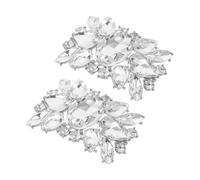 Beaupretty Clips à Amovibles Pour Chaussures De Mariage Breloques Décoratives Scintillantes Clips Métalliques Pour Talons Hauts Et Événements Spéciaux