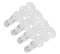 Beaupretty Clips de Chaussures Détachables en Acier Inoxydable Grand Format Plat Creux Lot de 60 Pièces Boucles Décoratives pour Accessoires de Talon Décoration DIY pour Chaussures Femmes