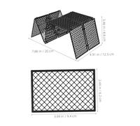 Beaupretty Clôture Plastique pour Ferme Bâtiment Blocs De Construction Garde-Corps De Sécurité Miniature pour Diorama Et Modèle
