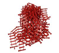 Beaupretty Clôtures de Simulation en Plastique 50Pcs pour Animaux Accessoires de Ferme et Zoo Jouets de Décoration pour Table de Sable et Scène pour Mini Fermes et Décorations de Fête