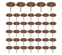 Beaupretty Clous à capuchon rond en métal, rondelles en plastique, 200 pièces, pour panneaux isolants en mousse, protection étanche, usage toiture