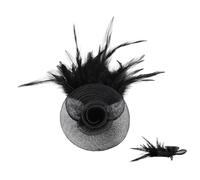 Beaupretty Coiffure Femme Casque De Mariée Robe D'invité De Mariage Chapeaux Pour Femmes Décorations Accessoire De Cheveux De Mariée Coiffe De Mariée Peignoir Tiare En Maille De Nylon