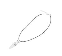 Beaupretty Collier Avec Pendentif En Cristal Blanc Bijou Fantaisie Chaîne De Clavicule Accessoire De Costume Tendance Bijoux Décoratifs De Fête Bijoux Exquis Pour Femmes Accessoire