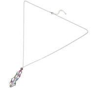 Beaupretty Collier Cage en Acier Inoxydable, Longueur Réglable pour Pierres | Bijou pour Pierres Gemmes, Tenue Sûre des Minéraux, Style Bicolore, Usage Quotidien et Festival
