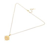 Beaupretty Collier Choker Rétro Tarot Acier Inoxydable avec Pendentif Soleil Zircon et Œil Protecteur Léger pour Femmes et Filles Accessoire Mode Chic et Confortable