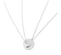 Beaupretty Collier Cœur Découpé Mère-fille Pour Fête Des Mères Bijou Élégant Pour Femmes Accessoire De Mode Pour Événements Spéciaux