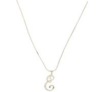 Beaupretty Collier Pendentif Lettre E Cuivre avec Élégant Délicat pour Femmes et Adolescentes pour Fête des Mères et Sœur