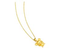 Beaupretty Collier Pendentif Plaqué Or Solide Design Simple et Décoratif sans Chaîne pour Femme Accessoire Original et Durable