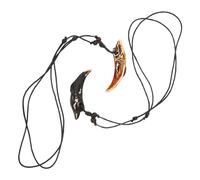 Beaupretty Collier Requin Pendentif 2 Pièces en Résine pour Homme Accessoire de Cou Créatif Bijoux Masculins Pendentif Unique pour Voyage et Anniversaire