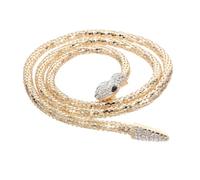 Beaupretty Collier Serpent Scintillant En Alliage Magnétique, Bijou Ras Du Cou Doré, Style Rétro Minimaliste, Pour Femmes Et Filles, Chaîne Pendentif Col Élégant
