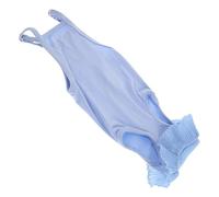 Beaupretty Combinaison Post-Opératoire pour Chat Bleu M Respirante et Extensible Vêtement Chirurgical de Convalescence pour Chatons 6-9 Livres Protection Ciblée des Plaies Alternative au