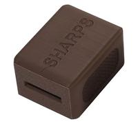 Beaupretty Conteneur Sécurisé pour Lames de Rasoir Usagées Boîte de Récupération Étanche en Plastique Marron W117 Compatible Toutes Lames Rangement Hygiénique pour Salons de Coiffure