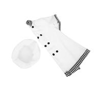 Beaupretty Costume de Chef pour avec Tablier Respirant et Chapeau Tenue de Jeu de Rôle Durable et Lavable pour Spectacles et Halloween Standard