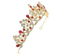 Beaupretty Couronne Baroque Vintage Rhinestones Tiare de Mariage et Fête Accessoire Chic pour Bride et Événements Spéciaux