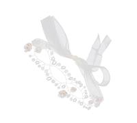 Beaupretty Couronne De Fleurs Enfantine Ruban Argenté Accessoire De Mariage Élégant Pour Filles Pour Parties Danses Et Vie Quotidienne