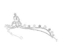 Beaupretty Couronne De Mariage Avec Et Perles Diadème Pour Mariée Accessoire De Cheveux Pour Banquet Ou Bal