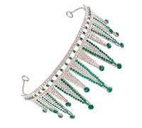 Beaupretty Couronne de Mariage Rhinestones Tiara pour Bride Accessoire de Fête Décoration de Coiffure Glamour