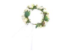 Beaupretty Couronne de Mariage Tiare Fleurs Artificielles pour Accessoire de Tête Confortable pour Mariée Demoiselle et Mères des Mariés