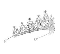 Beaupretty Couronne de Mariée Cristal Diadème pour Femme Élégant et Décoratif pour Mariage et Fête