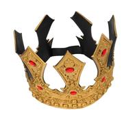 Beaupretty Couronne de Roi Médiévale pour Adulte Accessoire de Costume Prince pour Fête Cosplay et Anniversaire