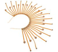Beaupretty Couronne De Soleil à Pointes Dorées Accessoire Pour Costumes De Festival Et Cosplay Bandeau Angelique Pour Femmes Pour Événements Thématiques