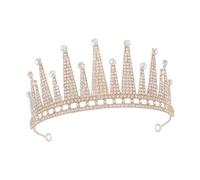 Beaupretty Couronne Rhinestones Baroque pour Mariage Diadème Éblouissant pour Fête Accessoire de Mariée Élégant et Chic pour et Célébrations