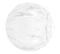 Beaupretty Course pour Hamster Boule d'exercice Transparente Blanche | Plastique, Observation Facile, Environnement Sécurisé, Usage à Domicile, Transportable, pour Hamster et Gerbille