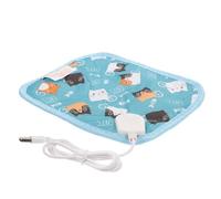 Beaupretty Coussin Chauffant pour Reptiles USB 10w, Polyester Réutilisable | Petits Reptiles, Température 30 à 50 °c, Câble USB Inclus, Usage Canapé en Hiver