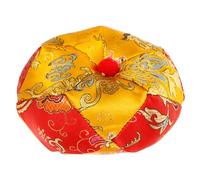 Beaupretty Coussin de Fait Main pour Bol Chantant Tibétain Tapis Protecteur Support Antidérapant pour Bol Bouddhiste Coussin Doux pour Yoga et Rituels