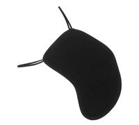 Beaupretty Coussinet de Violon Coussin de Mentonnière pour Violon en Coton Noir et 1/4 Accessoire Léger pour Élèves Cours de Musique et Scène