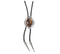 Beaupretty Cravate Bolo Western Agate pour Hommes Accessoire Vintage Légé et Décoration de Chemise Cowboy et