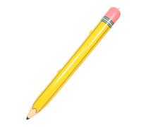 Beaupretty Crayon Gonflable PVC pour Décoration Scolaire et Fête Anniversaire Accessoire Ludique et Sûr Design Charmant et Facile à Suspendre Couleur Jaune