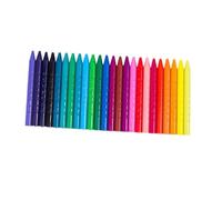 Beaupretty Crayons Plastique Rond Couleurs Non Toxiques Lavables pour Garçon Fille École Peinture à Huile Activités Manuelles Kid