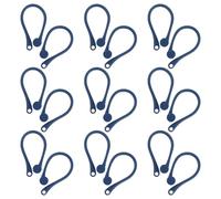 Beaupretty Crochets D’Oreille Antidérapants Bleus, 20 Paires, Accessoires Sport pour Écouteurs sans Fil, Maintien Sécurisé pour Écouteurs sans Fil de Running, pour Gym, Randonnée et