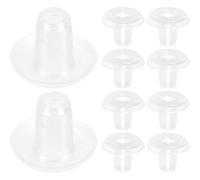 Beaupretty Crochets de Fixation pour Maintien de Lamelles de Rideaux pour Stores Vénitiens 10 Pièces en Pom Blanc, Lisse et Robuste, Accessoires Indispensables
