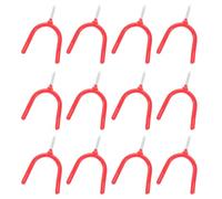 Beaupretty Crochets Multi-usages en Acier et Vinyle, Forme en Y Double Crochet, Lot de 16 Pièces pour Garage et Maison, Accessoires de Rangement Mural Robustes