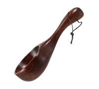 Beaupretty cuillère en bois pour ramasser de l'eau pare-chocs universel mini parapluies pour décorations paille louche pour bain cuillère à eau cuillères de bain louche de sauna Coffee
