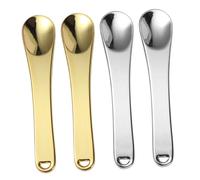 Beaupretty Cuillères à Maquillage en de Zinc 4Pcs 6Cm Outil de Beauté Confortable Utilisation