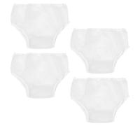 Beaupretty Culottes D'incontinence pour Adultes Lavables, Lot de 4 Pièces, Haute Absorption et Confort en Eva, Adaptées Port Quotidien Discret