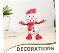 Beaupretty Dancing Snowman Toy Animated Musical Holiday Decoration for Christmas Party Favor Winter Event Ornament Battery Not Included