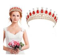 Beaupretty D'Eau Diamant Couronne Femmes Cheveux Accessoires Invité De Mariage Décoration Demoiselle D'Honneur Bandeau De Mariée Perle Fille Rave Robe Robe Bandeaux Diadèmes De Mariée