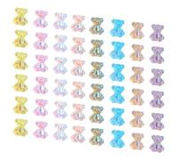 Beaupretty Décoration D'ongles Accessoires Nail Art 160 Pièces Breloques D'ours en Résine et Abs Sûrs et Résistants aux Rayures pour Manucure Délicate